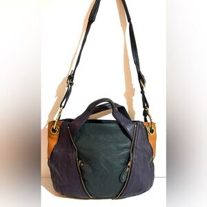 Dr yany Multicolor Leather crossbody Bag